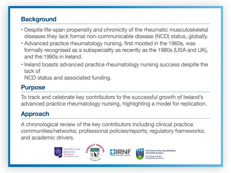 Advanced Practice Rheumatology Nursing in Ireland NOV2022-PPT2